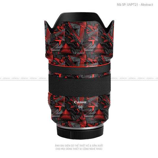Dán Skin Ống Kính Canon Vân Nổi Abstract 01 | UVPT21