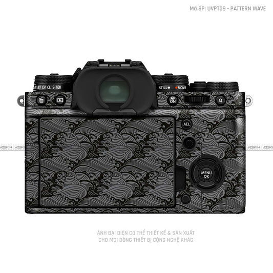 Dán Skin Máy Ảnh Fujifilm Vân Nổi Pattern Wave | UVPT09