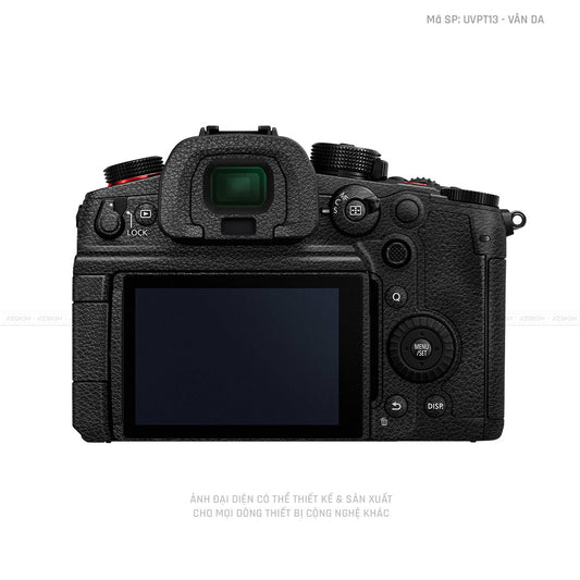 Dán Skin Máy Ảnh Lumix Vân Da Đen | UVPT13