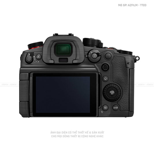 Dán Skin Máy Ảnh Lumix Vân Xước Titan Xám | AZFILM - TT03