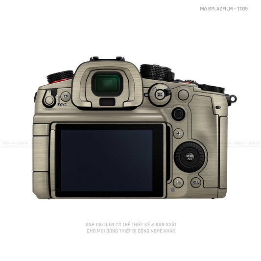 Dán Skin Máy Ảnh Lumix Vân Xước Titan Vàng | AZFILM - TT05