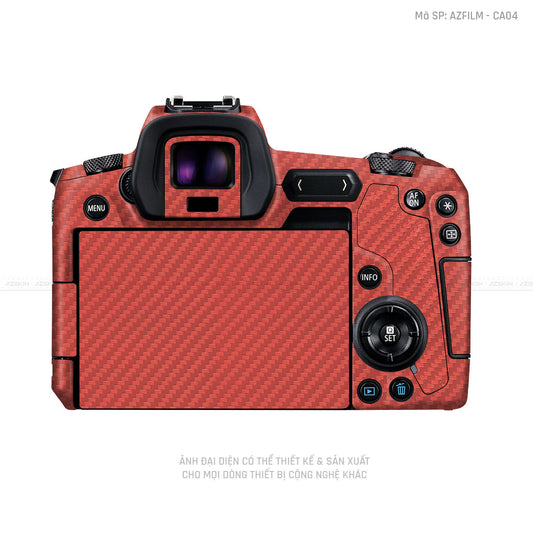 Dán Skin Carbon Red Máy Ảnh Canon | AZFILM - CA04