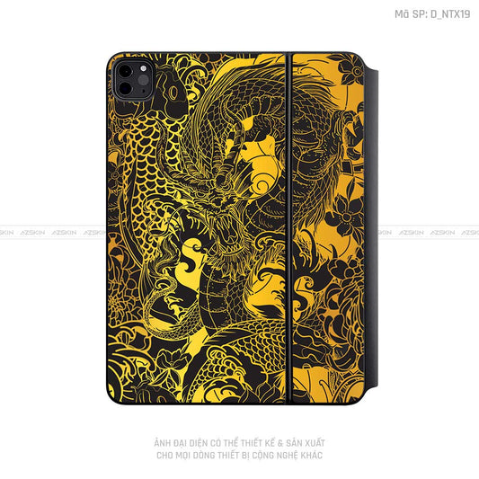 Dán Skin Magic Keyboard Hình Tattoo | D_NTX19