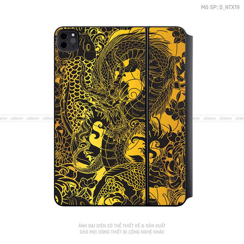 Dán Skin Magic Keyboard Hình Tattoo | D_NTX19