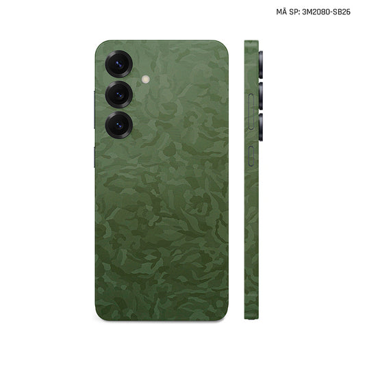 Dán Skin Samsung Galaxy S25 Series Vân Camo Xanh | SB26