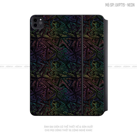 Dán Skin Magic Keyboard Vân Neon 02 | UVPT19