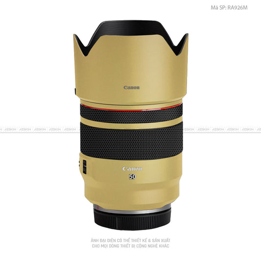 Dán Skin Ống Kính Canon Màu Vàng Đồng | RA926M