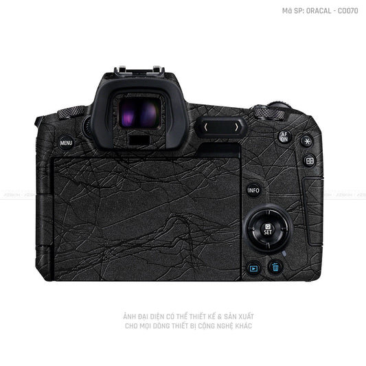 Dán Skin Máy Ảnh Canon Vân Cocoon Black | ORACAL - CO070