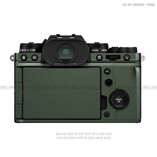Dán Skin Máy Ảnh Fujifilm Đổi Màu Xanh Midnight | 3M2080 - M206