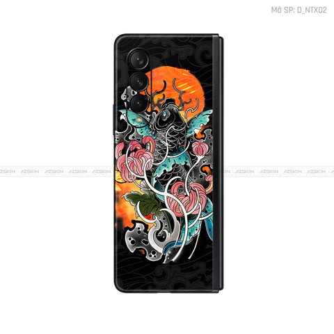 Dán Skin Galaxy Z Fold 6 Hình Tattoo | D_NTX03