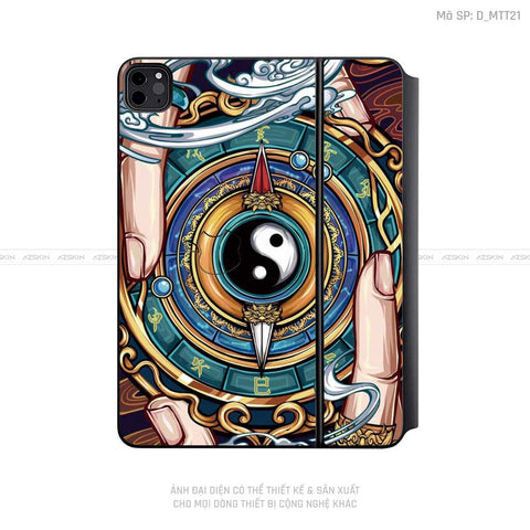 Dán Skin Magic Keyboard Hình Mèo Thần Tài | D_MTT21