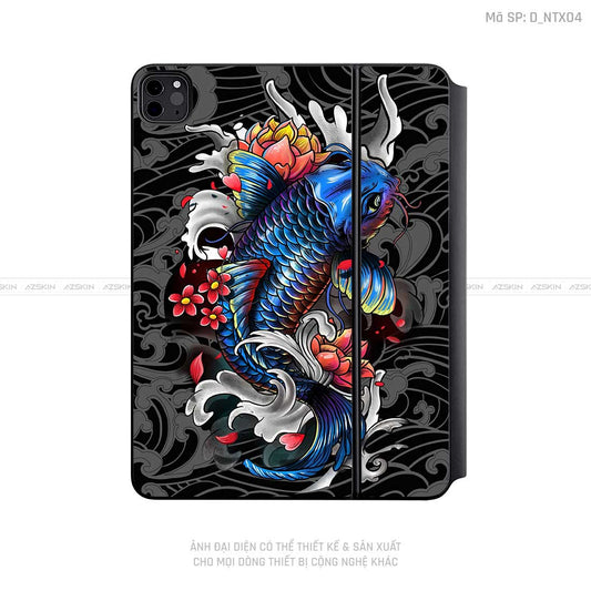Dán Skin Magic Keyboard Hình Tattoo | D_NTX04