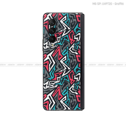 Dán Skin Galaxy Z Fold3 Vân Graffiti 04 | UVPT20