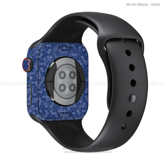 Dán Skin Apple Watch Vân Tổ Ong Xanh | ORACAL - HC192