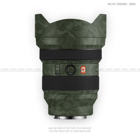 Skin Ống Kính Sony Vân Nổi Camo Green | 3M2080 - SB26