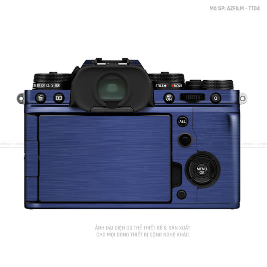 Dán Skin Máy Ảnh Fujifilm Vân Xước Titan Xanh | AZFILM - TT04