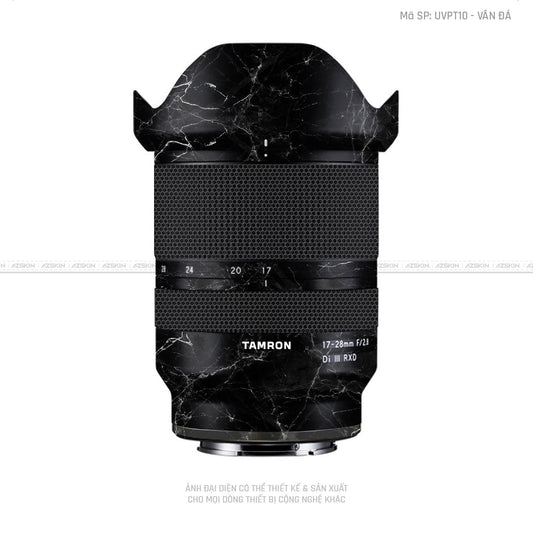 Dán Skin Ống Kính Tamron Vân Đá Đen | UVPT10