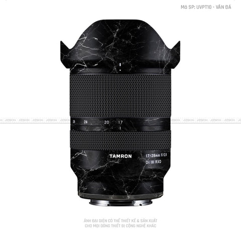 Dán Skin Ống Kính Tamron Vân Đá Đen | UVPT10