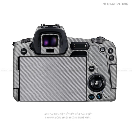 Dán Skin Carbon Grey Máy Ảnh Canon | AZFILM - CA03