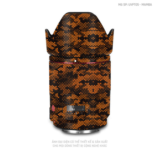 Dán Skin Ống Kính Máy Ảnh Vân Nổi Mamba Cam | UVPT05