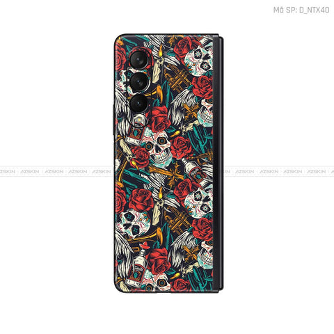 Dán Skin Galaxy Z Fold4 Hình Họa Tiết Xăm | D_NTX40