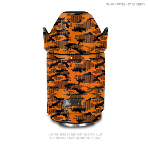 Dán Skin Ống Kính Máy Ảnh Vân Nổi Camo Urban Cam | UVPT08