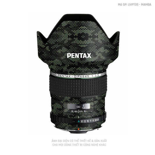 Ống Kính Pentax Vân Nổi Mamba Xanh | UVPT05