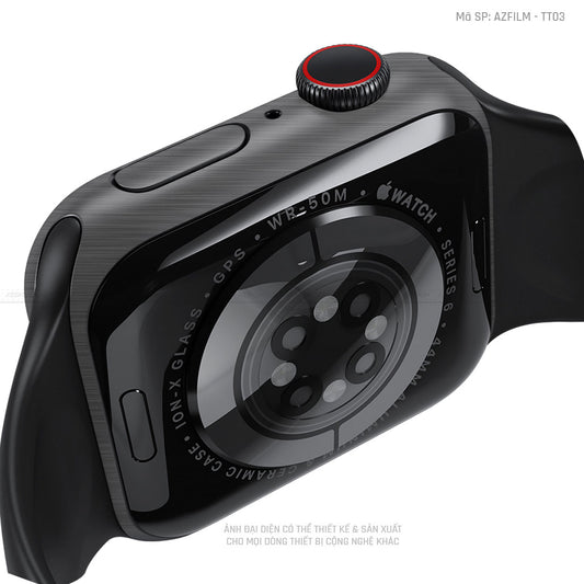 Dán Skin Apple Watch Vân Xước Titan Xám | AZFILM - TT03