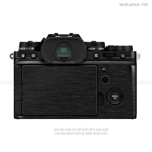 Dán Skin Máy Ảnh Fujifilm Vân Xước Titan Đen | AZFILM - CM01