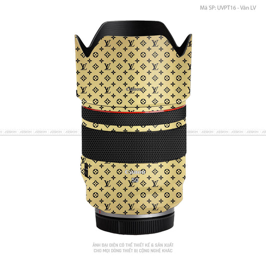 Dán Skin Ống Kính Canon Vân Nổi Pattern LV | UVPT16