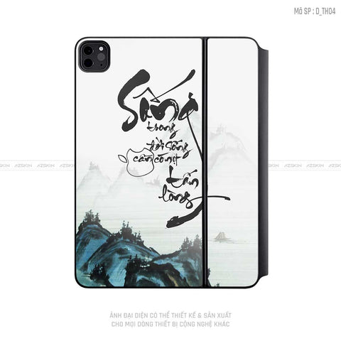 Dán Skin Magic Keyboard Hình Thư Pháp | D_TH04