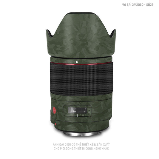 Dán Skin Ống Kính Máy Ảnh Vân Camo Xanh | SB26