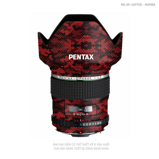 Ống Kính Pentax Vân Nổi Mamba Đỏ | UVPT05