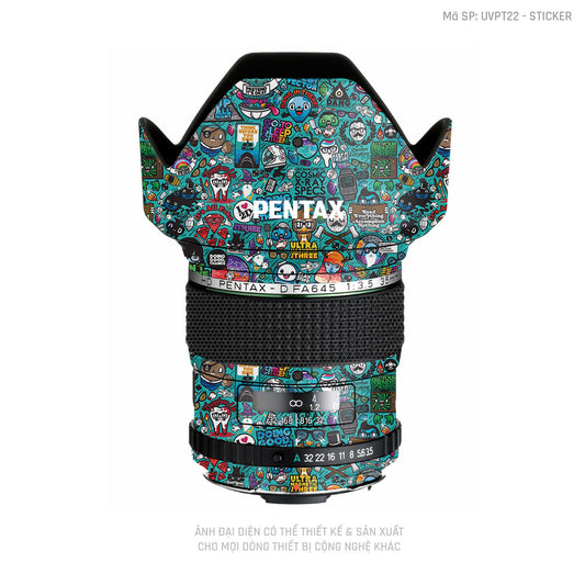 Dán Skin Ống Kính Pentax Vân Nổi Sticker 03 | UVPT22