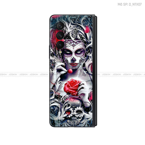 Dán Skin Galaxy Z Fold4 Hình Geisha | D_NTX07