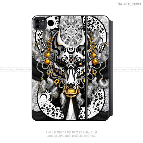 Dán Skin Magic Keyboard Hình Tattoo | D_NTX33