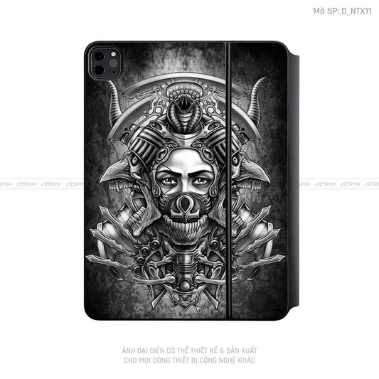 Dán Skin Magic Keyboard Hình Tattoo | D_NTX11