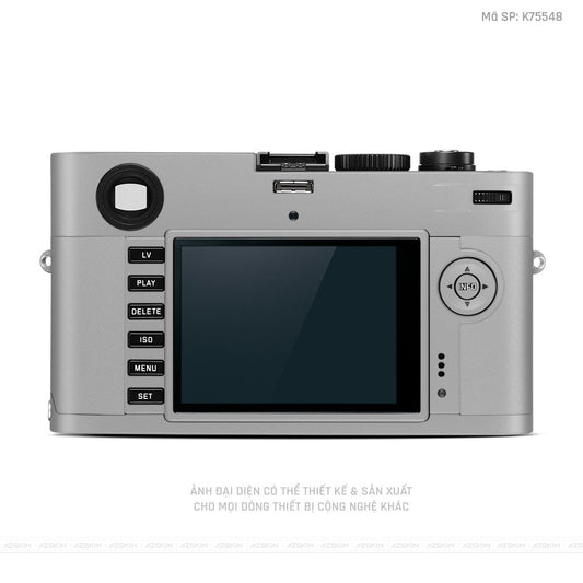 Dán Skin Máy Ảnh Leica Màu Bạc | K75548