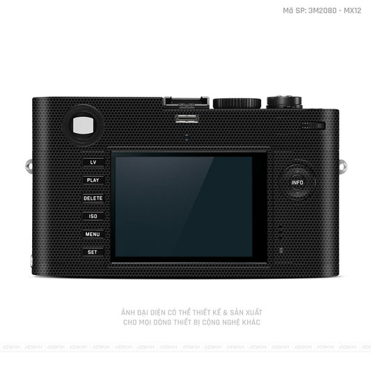 Dán Skin Máy Ảnh Leica Vân Matrix Black | MX12