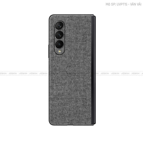 Dán Skin Galaxy Z Fold 6 Vân Vải Xám | UVPT15