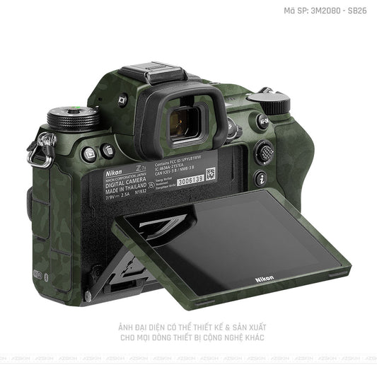 Dán Skin Máy Ảnh Nikon Vân Camo Green | 3M2080 - SB26