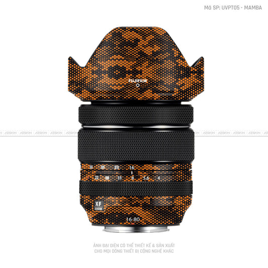 Dán Skin Ống Kính Fujifilm Vân Nổi Mamba Cam | UVPT05