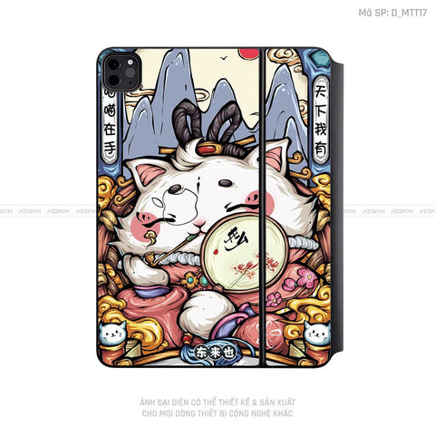 Dán Skin Magic Keyboard Hình Mèo Thần Tài | D_MTT17