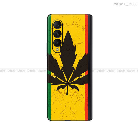 Dán Skin Galaxy Z Fold4 Hình Canabis | D_CNB06