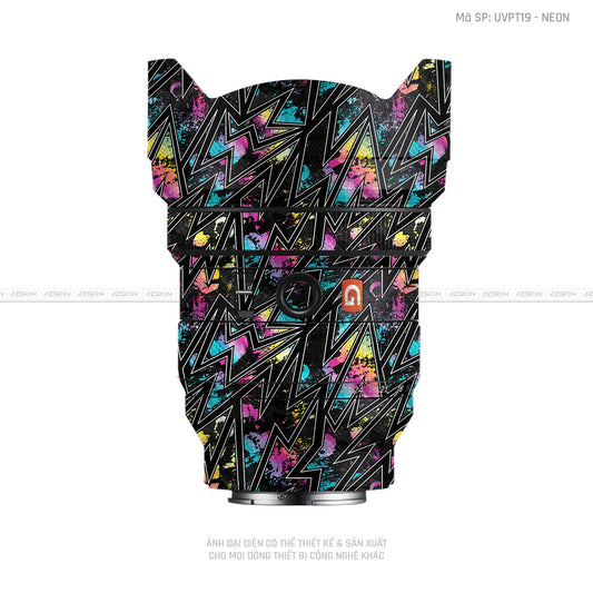 Dán Skin Ống Kính Sony Vân Nổi Neon 01 | UVPT19