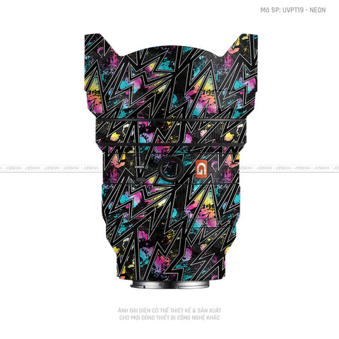 Dán Skin Ống Kính Sony Vân Nổi Neon 01 | UVPT19