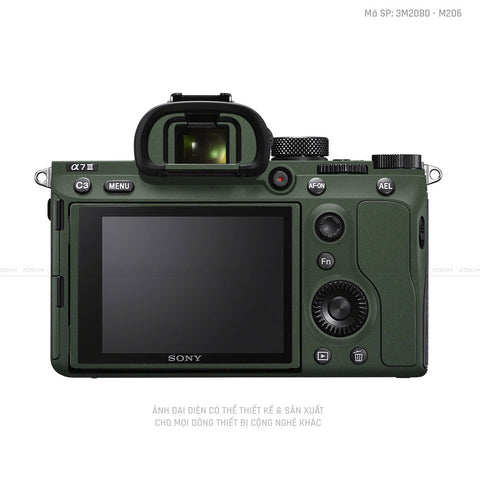 Dán Skin Máy Ảnh Sony Xanh Midnight | 3M2080 - M206