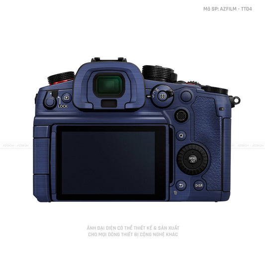 Dán Skin Máy Ảnh Lumix Vân Xước Titan Xanh | AZFILM - TT04