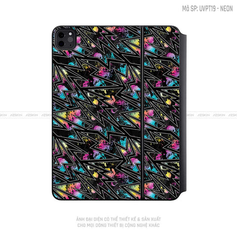 Dán Skin Magic Keyboard Vân Neon 01 | UVPT19