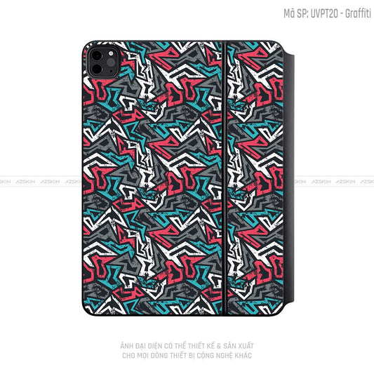 Dán Skin Magic Keyboard Vân Graffiti 04 | UVPT20